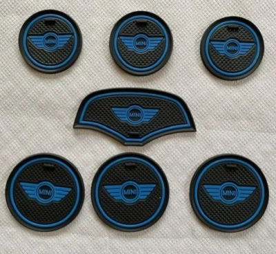 MINI (F56 - F55) 2014 - 2022 (7 PARTES) CONJUNTO DE ALMOFADAS INTERIOR DASH GATE - AZUL - Imagem 1 de 4