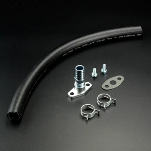 Turbo Oil Return Hose Kit For Nissan RB20DET RB25DET Stock Ball Bearing turbo - Picture 1 of 2