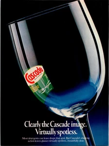1982 Cascade Dishwasher Detergent Vintage Print Ad Advertising Advertisement - Picture 1 of 1