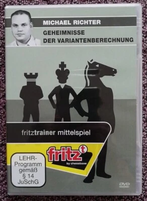 CHESSBASE DVD - FRITZTRAINER - GEHEIMNISSE VARIANTENBERECHNUNG - Michael Richter - Bild 1 von 2