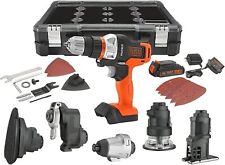 Black+Decker 20V MAX MATRIX Drill, Power Tool Combo Kit, 6-Tool Set, Cordless