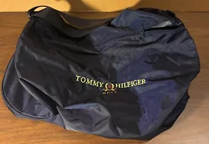 Borsone vintage Tommy Hilfiger Golf blu - logo ricamato/cinturino regolabile - ottimo stato - Foto 1 di 7