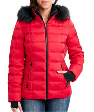 Las mejores ofertas en Rojo Imitación piel abrigos, chaquetas y chalecos  para Mujeres | eBay