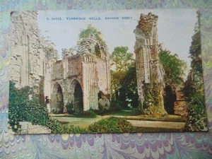 Tunbridge Wells, Bayham Abbey, Posted 1915 to Great Barton, Bury St. Edmunds - Picture 1 of 2