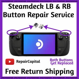 Servicio de reparación de botones Steamdeck LB y RB - Calidad, rápido y profesional - Imagen 1 de 2