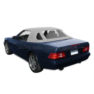 Mercedes SL Convertible Top 1990-2002 in Orion Grey in Haartz German A5 Cloth - Picture 1 of 6