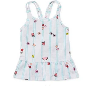 Okie Dokie Girl ~ HiLo Peplum Tank ~ 3M ~ New w/tag - Picture 1 of 3