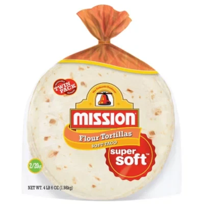 Mission Medium Flour Soft Taco Tortillas - 40 Count Pack - Soft & Flavorful
