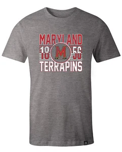Camiseta Maryland Terrapins Talla Pequeña Imagen Uno NCAA Gris - Imagen 1 de 1