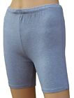 CHEX Cotton Lycra Hot Pants Premium Ladies Keep Fit Exercise Dance Short Grey