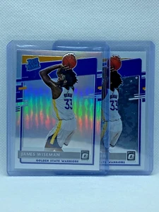 James Wiseman 2020-21 Optic Rated Rookies #152, one base, one Silver Warriors - Picture 1 of 4