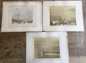 Fête Franco-Russe Paris 1893 3 photographies une avec tampon d'Albert Hautecoeur - Imagen 1 de 24