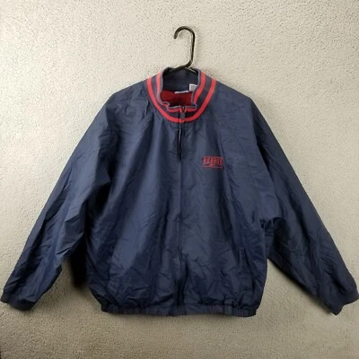 Reebok Track Top Jacket Blue Windbreaker Coat Men XL Mesh Lined Vintage 90s - Image 1 of 4