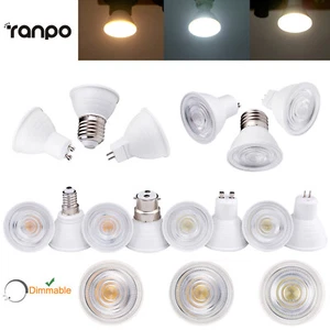 GU10 MR16 220V 7W E14 B22 Dimmable GU5.3 LED Spotlight Bulb Cool White Lamp RU - Picture 1 of 20