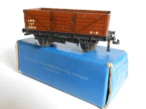 Vintage HORNBY-DUBLO 32075 LMS 12T OPEN WAGON D1 21011 tinplate 3 Rail, Boxed - Picture 1 of 15