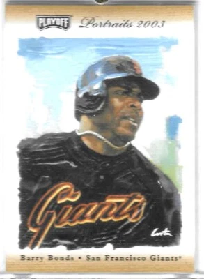 BARRY BONDS 2003 Playoff Portraits Materials Bronze "SF HR King" #2 of only 100! - Image 1 of 2