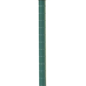 Commercial Epoxy Green Posts for Wire Shelving - Set of 4 Poles - Picture 1 of 3