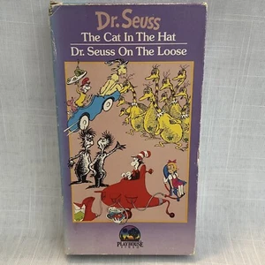 Dr. Seuss The Cat In The Hat/Seuss On The Loose VHS 1985 - Picture 1 of 10