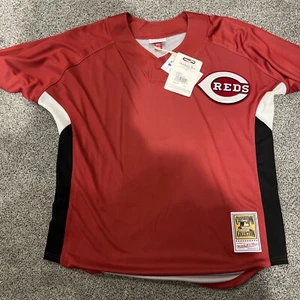 Mitchell Ness MLB BP Cincinnati Reds Jersey Griffey # 3 New Tags Large L - Picture 1 of 10