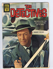 The Detectives F.C. #1240 Dell 1962 Classic TV Show, Robert Taylor Photo Cover