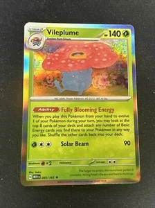 2023 Pokémon 151 Vileplume 45 /165 English TCG Holographic Holo - Picture 1 of 6