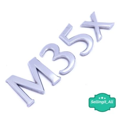 Infiniti 06 07 M35X Tapa maletero emblema logotipo OEM 84896-EH600 insignia placa de identificación trasera Foto 1 de 2