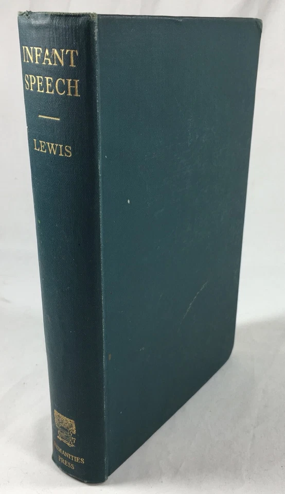 Infant Speech Beginnings of Human Baby Language -Humanities Press 1951 -Lewis - Image 1 of 3
