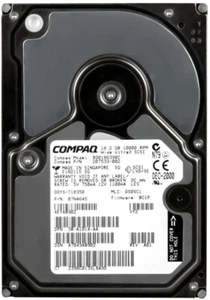 Hard Drive Compaq 207533-002 18.2GB 10000U/Min 4MB SCSI U160 BD0186398C 3.5'' - Picture 1 of 3