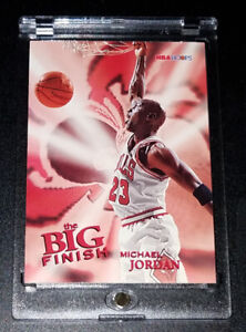 Michael Jordan 1996-97 NBA Hoops BIG FINISH Chicago Bulls HOF with NEW CASE!