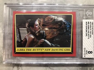 1983 Star Wars Return of the Jedi Jabba & SLAVE GIRL LEIA #39 BGS 8 NM-M Bondage - Picture 1 of 3