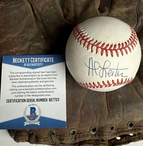 Al Leiter Signed Autographed Official American League (OAL) Baseball : BAS - Picture 1 of 4