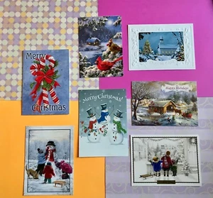 Seven Assorted Christmas Cards - Picture 1 of 1