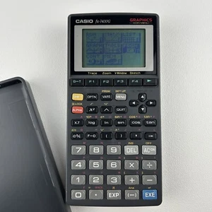 Casio Grafikrechner FX-7400G mit Deckel funktioniert Grafik Mathe Trig Algebra - Bild 1 von 8