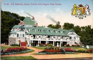 The Refectory Queen Victoria Park Niagara Falls Ontario Canada Vintage Postcard - Picture 1 of 2
