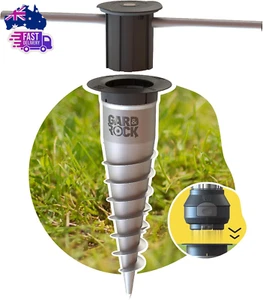 - Aluminium ANCHORING Base, Flush with the Ground - Suitable for Screwing into A - Picture 1 of 12