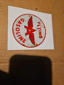 New Vintage Looking Flying "A" Gasoline Sticker 3½" - Picture 1 of 1