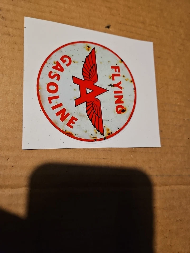 New Vintage Looking Flying "A" Gasoline Sticker 3½" - Image 1 of 1