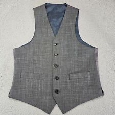 Lauren Ralph Lauren Vest Mens Size 36 Wool Suit 5 Button Sleeveless Waistcoat