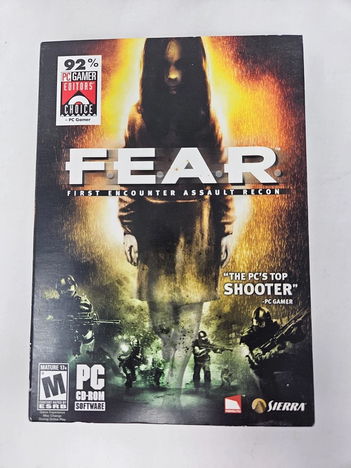 F.E.A.R. First Encounter Assault Recon PC CD-ROM 2005 - Image 1 of 4