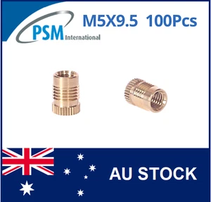 INSERTO PARA PLÁSTICO M5 X 9.5 FIN-LOK LATÓN PSM05790 - Imagen 1 de 8