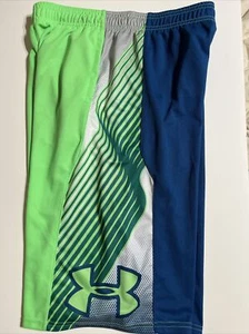 Under Armour HeatGear athletic Basketball Shorts Boy’s YXL Logo Loose Blue NWT - Picture 1 of 6
