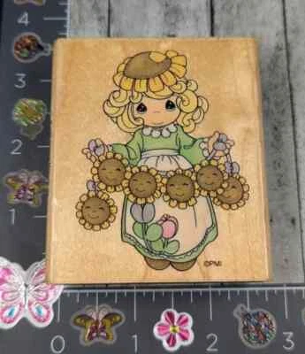 Stampendous Precious Moments Always Shine 1996 sello de goma madera #K78 Foto 1 de 3