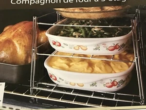 Brand new! 3 Tier Oven Companion Baking Rack By Nifty Home Products - Holiday - Picture 1 of 10