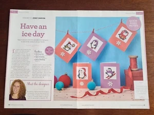 Have An Ice Day Penguin Cards Cross Stitch Pattern, Pattern Only - Picture 1 of 5