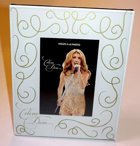 Very Rare - Celine Dion Glass Las Vegas Frame with 4"x6" Picture Opening - Picture 1 of 3