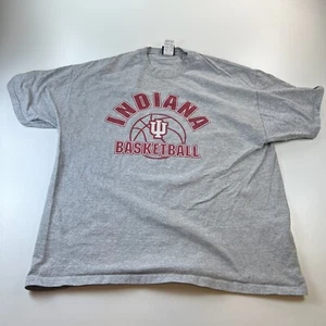 Indiana Hoosiers Basketball Shirt Adult Extra Large XL Gray Crew Neck NCAA - Picture 1 of 9