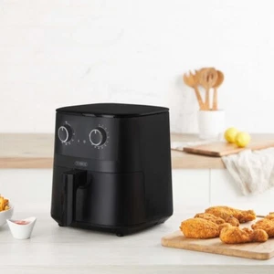 Tower Air Fryer 4L Vortx Technology 99% less fat Anti Slip - Black & Silver - Picture 1 of 3