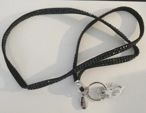 Harrah's Lanyard Black and Silver- NEW - Picture 1 of 3