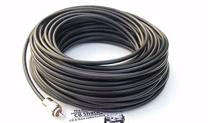 Mini8 30m Low loss coax  RG8x 2 PL259 CB or HAM radio coaxial cable - Picture 1 of 5