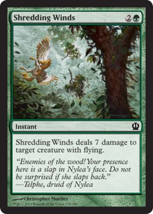 Shredding Winds -Foil Light Play MTG Theros - Image 1 of 1